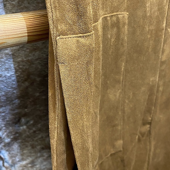 Beige/tan suede dress - Picture 5 of 5